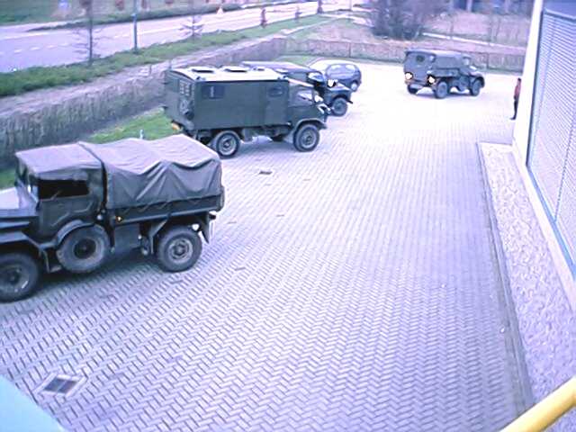 De eerste deelnemers arriveren